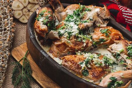 Цыпленок чкмерули