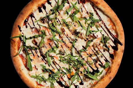 Пицца с морепродуктами