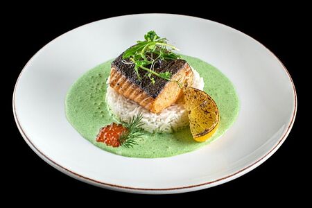 Лосось с Басмати