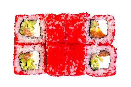 Холодный ролл Калифорния с лососем