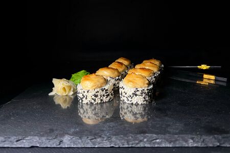 Запечённый с курицей