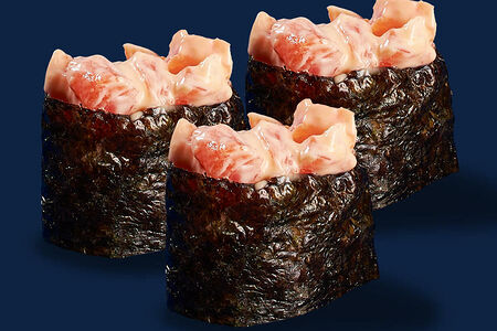 Сет гункан с лососем