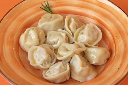 Пельмени куриные отварные