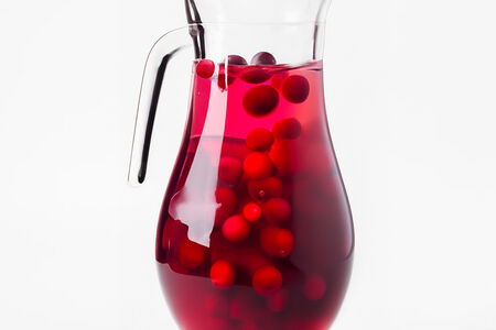 Морс клюква-смородина собственного приготовления