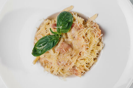 Паста с беконом