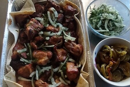 Шашлык из баранины мякоть