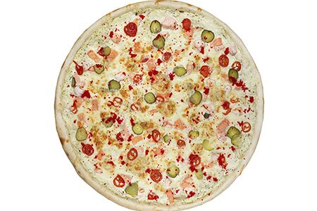 Пицца с морепродуктами