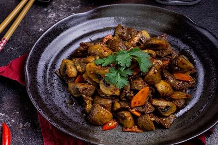 Шампиньоны с мясом