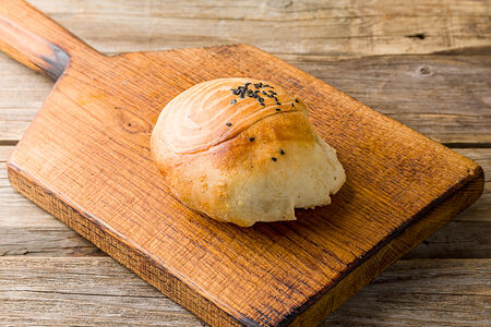 Самса из тандыра с рубленой бараниной