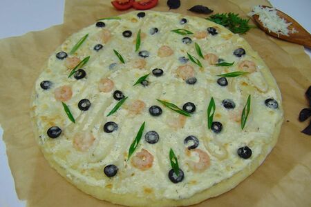 Пицца Морская с кальмаром