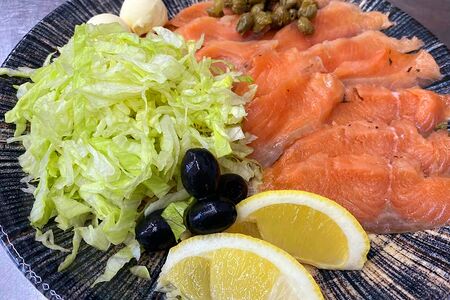 Сёмга Шеф-посола с салатным миксом