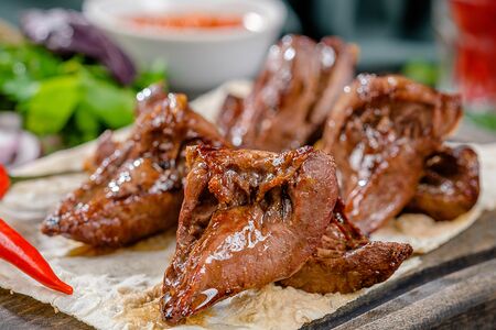 Шашлык из бараньего сердца