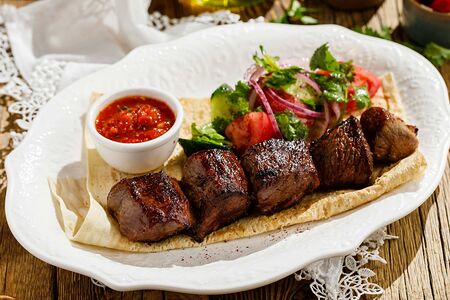 Шашлык из мякоти ягненка