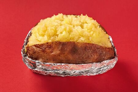 Печеная картошка большая