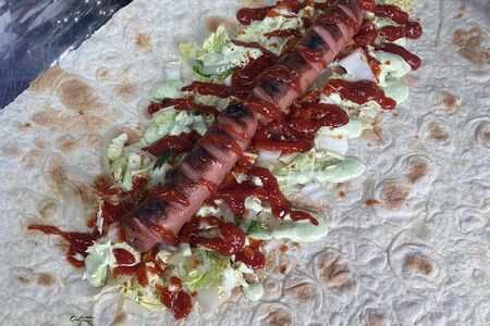 Хот-дог в лаваше