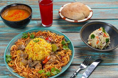 Комбо 7 Курица в грибном соусе