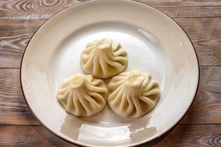 Хинкали с телятиной и свининой