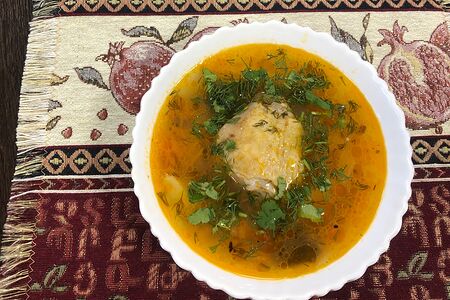 Суп куриный