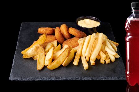 Курочка фри и морс