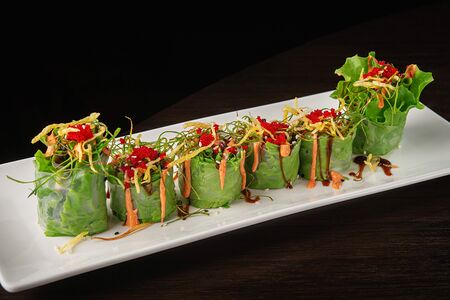 Спринг-ролл с крабом