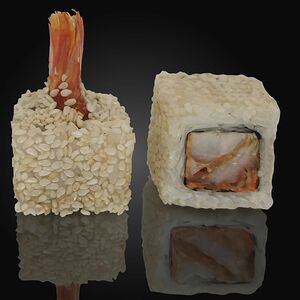 Ролл с креветкой темпура