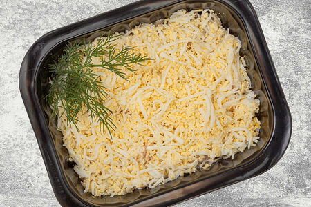 Салат с горбушей