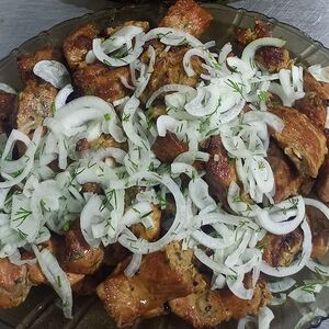 Шашлык из cвинoй шейки