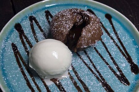 Шоколадный фондан