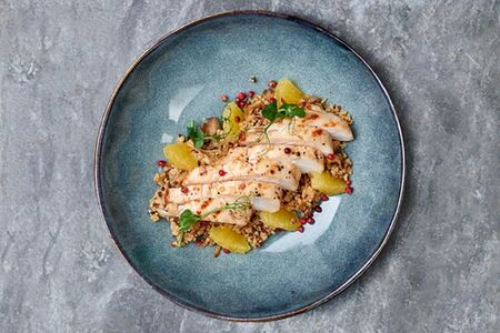 Куриная грудка с киноа