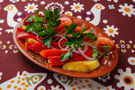 Овощи на углях