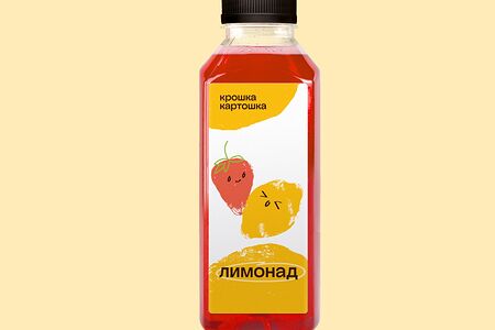 Лимонад Клубника-базилик-мед бутилированный