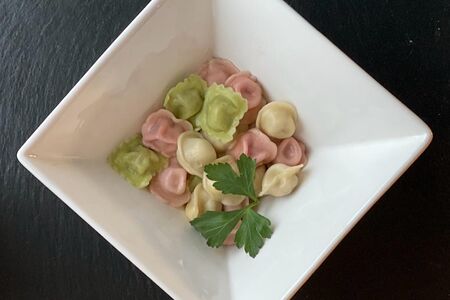 Цветные пельмешки