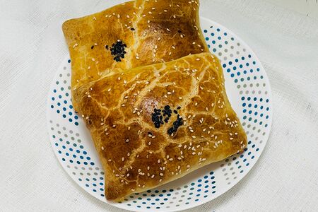 Самса из песочного теста