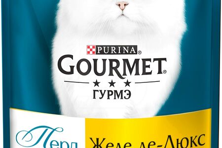 Gourmet Перл Корм для кошек влажный Лосось
