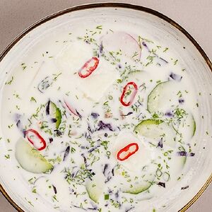 Սառը ապուր Մածնաբրդոշ