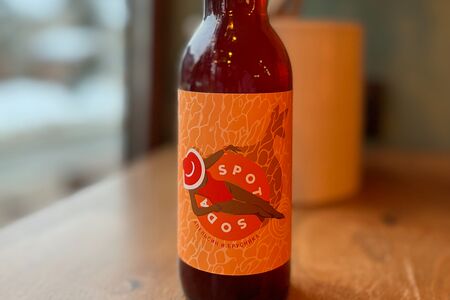 Лимонад Spot Soda апельсин и брусника