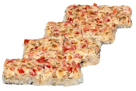 Запеченный ролл Суши-пицца