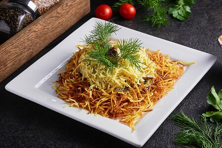 Салат Гнездо перепелки