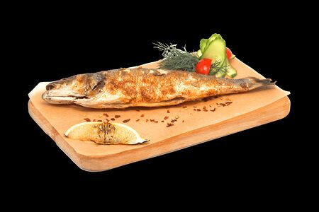 Сибас на углях