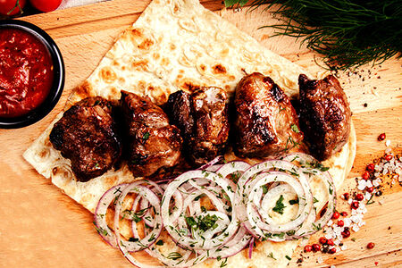 Шашлык из бараньей мякоти