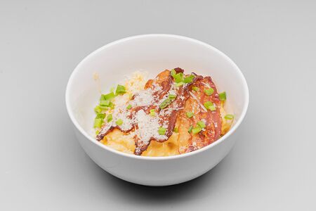 Мак-н-чиз с хрустящим беконом