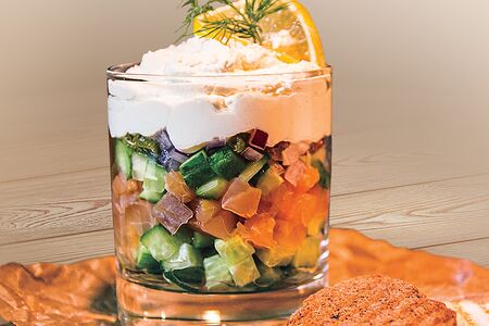 Тартар из лосося