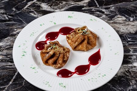 Блинчики с кремом маскарпоне