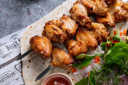 Шашлык из курицы