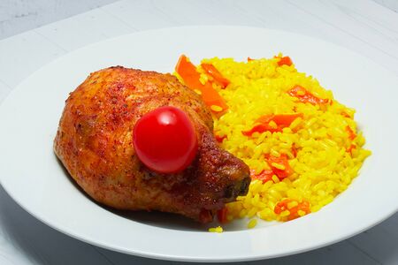 Куриная ножка, фаршированная грибами и сыром