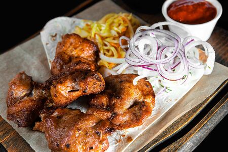 Шашлык из cвинoй шеи