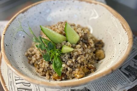 Гречка с грибами