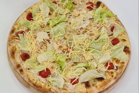 Пицца Цезарь с курицей