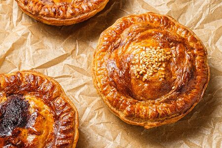 Пирог с курицей Том Ям