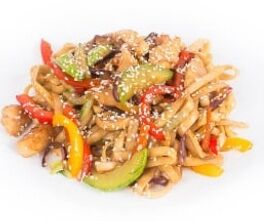 Wok цыпленок в соусе терияки